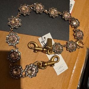 NWT  Coach Short Jewelry Chain Strap - Yellow